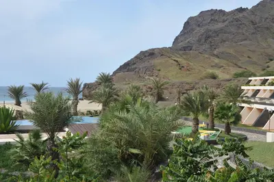 a view of the resort and the mountains at Foya Branca by Flagworld Hotels in São Pedro