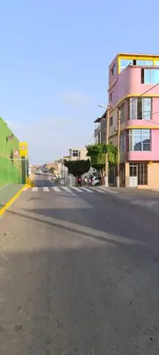 an empty street in front of a building at Zeyden Place Apt in Praia