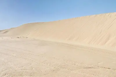 a large sand dune in the desert at KANDAKE APARTMENT Sal Rei Wi-Fi in Sal Rei