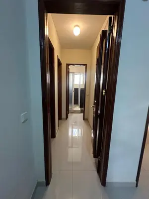 a hallway of a house with two doors and a hallwayngth at Casa Lima in Mindelo