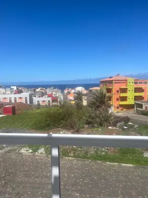 a view of a city from a balcony at Casa Branca in Ponta do Sol