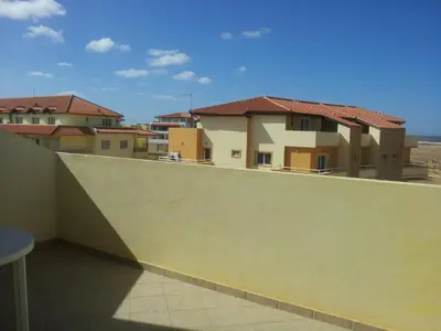 a view from the balcony of a house at Holiday Properties Commercial Center - Wi-fi in Santa Maria