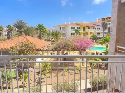 a view from the balcony of a condo at Suíte Deluxe Soares in Prainha
