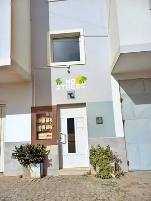 a no entry sign on the side of a building at Holiferias NoStress Sal Island in Santa Maria