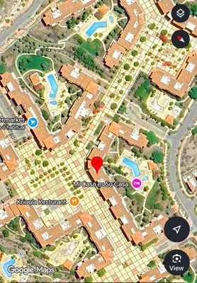 a map of a city with buildings and attractions at BEACH HOUSE - Walkable to Beach - Wi-Fi Included in Santa Maria