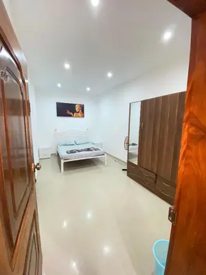 a bedroom with a bed in a room at Mar Azul Tarrafal APARTMENT in Tarrafal