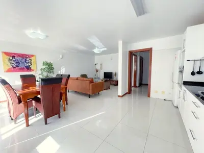a living room with a table and a couch at Marel Bliss Apartments T2 Lorena in Mindelo