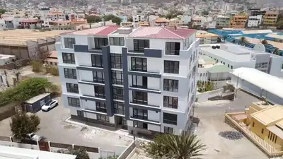 an image of an apartment building in a city at Laginha Paradise III in Mindelo