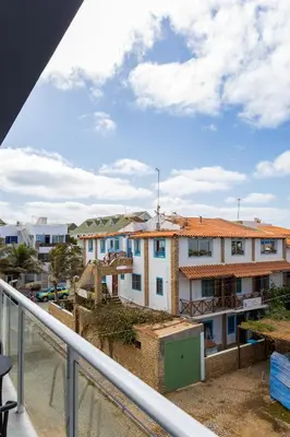 a view from the balcony of a building at Ocean View Luxury in Santa Maria