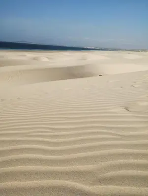 a field of sand in the desert at Boadream Casa Duria Porta Viola in Prainha