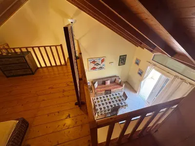 an overhead view of a room in a house at Holiday Properties Prestige Apartments in Santa Maria