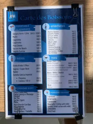 a sign for the cafe des bosots at Apartament Salim in Beirona