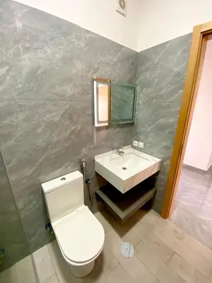 a bathroom with a toilet and a sink at APARTAMENTO 403 T2 Centro de Sal Rei, Boavista in Sal Rei