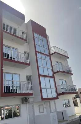 a building with balconies on the side of it at Apartamentos Fatynybal in Espargos