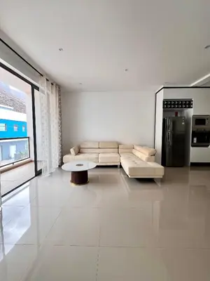 a living room with a couch and a table at Casa BB&Djassi - Apartment T2 in Ponta do Sol