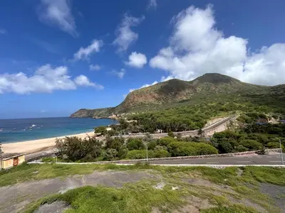 a view of the beach and the ocean at Sun & Sea Tarrafal in Tarrafal