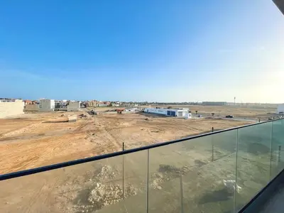 a view of a construction site from the top of a building at T1 panorâmico no Medsal Residence in Santa Maria