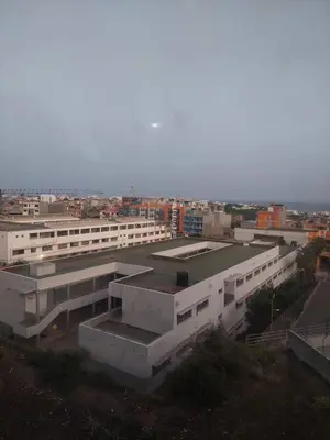 an overhead view of a building in a city at SweetLar in Praia