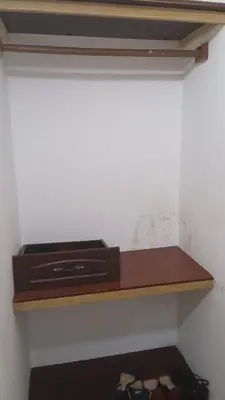 a toaster sitting on a wooden shelf in a room at AnaSpace in Praia