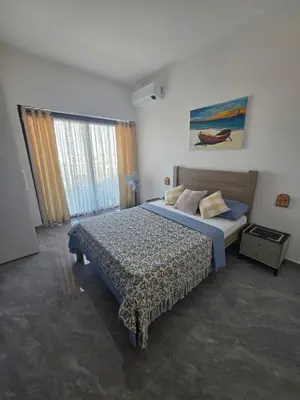 a bedroom with a bed and a window at The Zen Den in Sal Rei