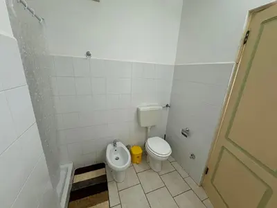 a bathroom with a toilet and a bidet at Vista Do Mar Studio Praia Cabral in Sal Rei