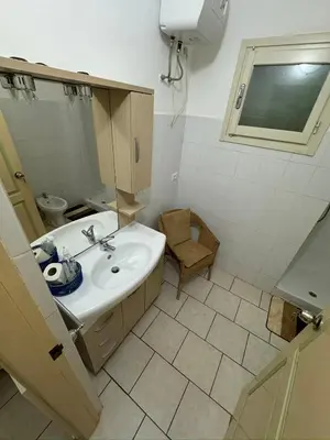 a bathroom with a sink and a toilet at Vista Do Mar Studio Praia Cabral in Sal Rei