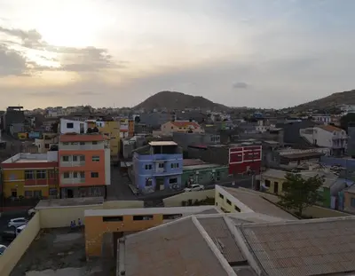 a view of a city with buildings at Domingas in Praia