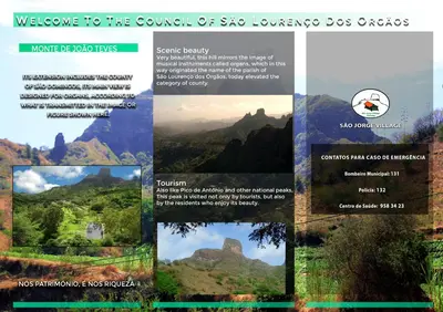 a collage of photos of the mountain ranges at Hotel São Jorge village in Órgãos
