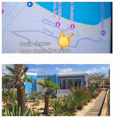 a picture of ailla changes rare dunes bao villa at Útulný apartmán na Praia de Chaves, Boa Vista in Sal Rei