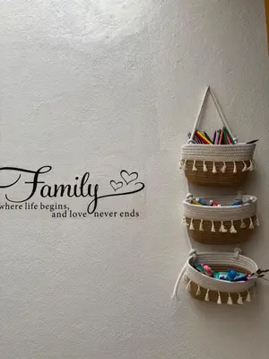 a family where life begins and love never ends wall sticker at Casa Carlotta - Authentic Stay in Maio in Vila do Maio