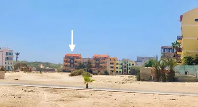 a view of a city with buildings and a street at Spacious Penthouse with Sea View - Boteto U in Sal Rei